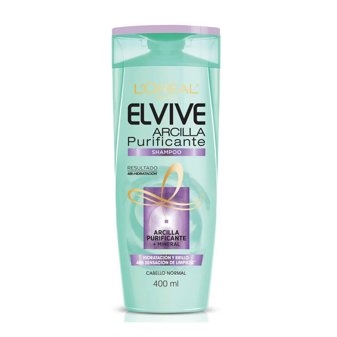 SHAMPOO ARCILLA PURIFICANTE ELVIVE X 400ML