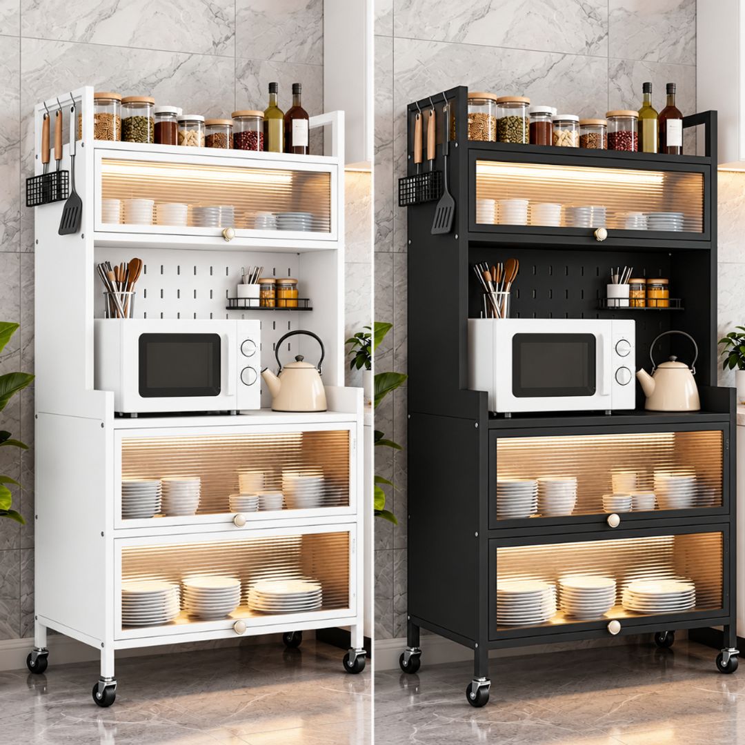 PLATERO ORGANIZADOR MULTIFUNCIONAL 3 GABINETES EXTRA GRANDE 155x99x42CM