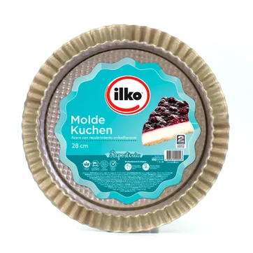 MOLDE KUCHEN PIZZA DSGN NON STICK ILKO ANTIADHERENTE - imagen 2