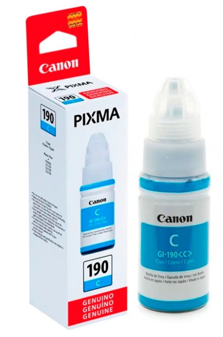 Tinta Canon Botella 190 Cian