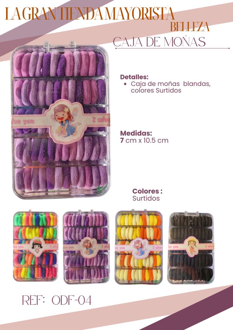 Moñas surtidas ODF-04 X docena 