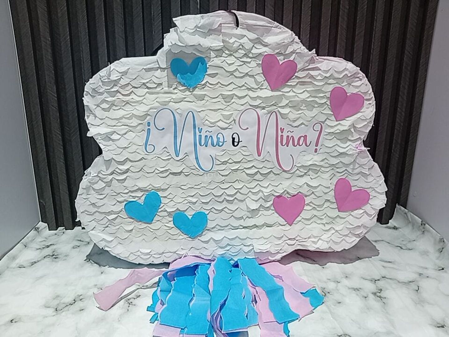 PIÑATA NUBE REVELACIÓN DE GÉNERO 