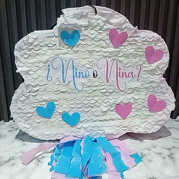 Imagen del producto PIÑATA NUBE REVELACIÓN DE GÉNERO 