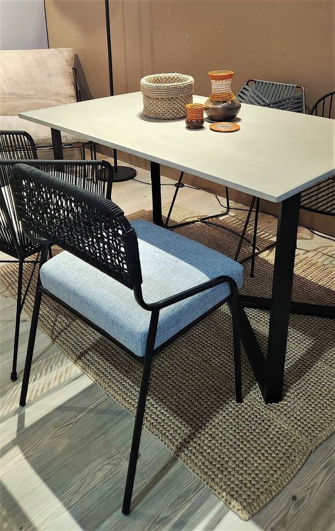 Silla de comedor tapizada