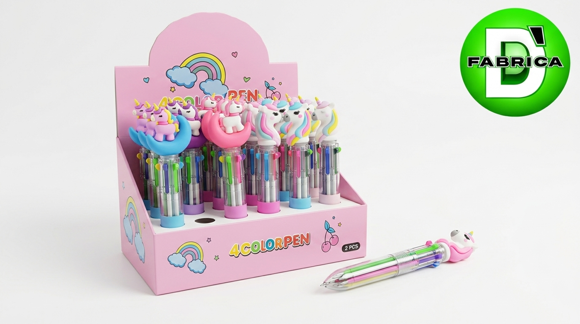 LAPICERO X4 MINAS UNICORNIOS-HAPPY