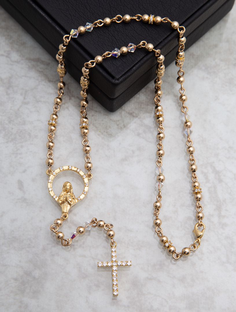 Camándula balín 4mm 52cm