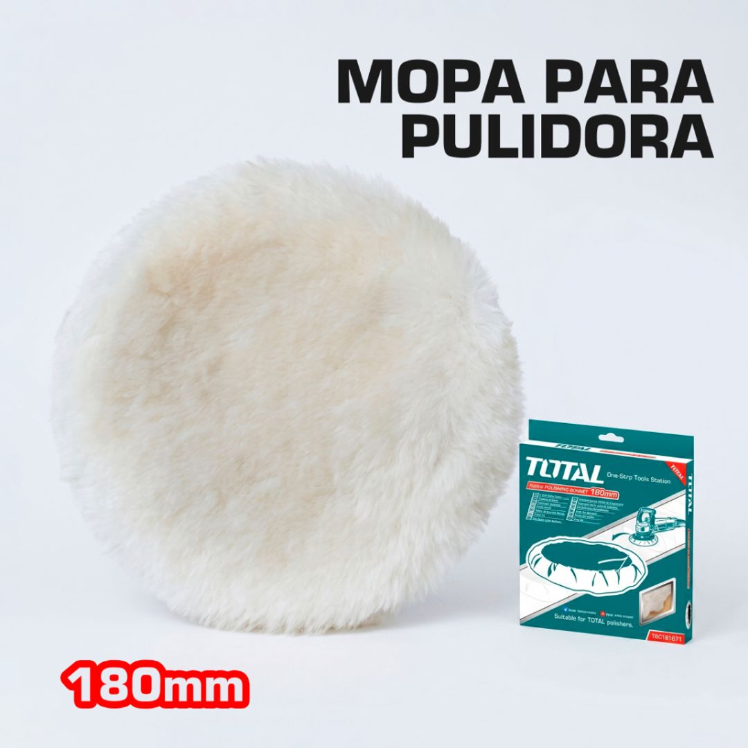 MOPA PARA DISCO DE PULITURA 180MM 