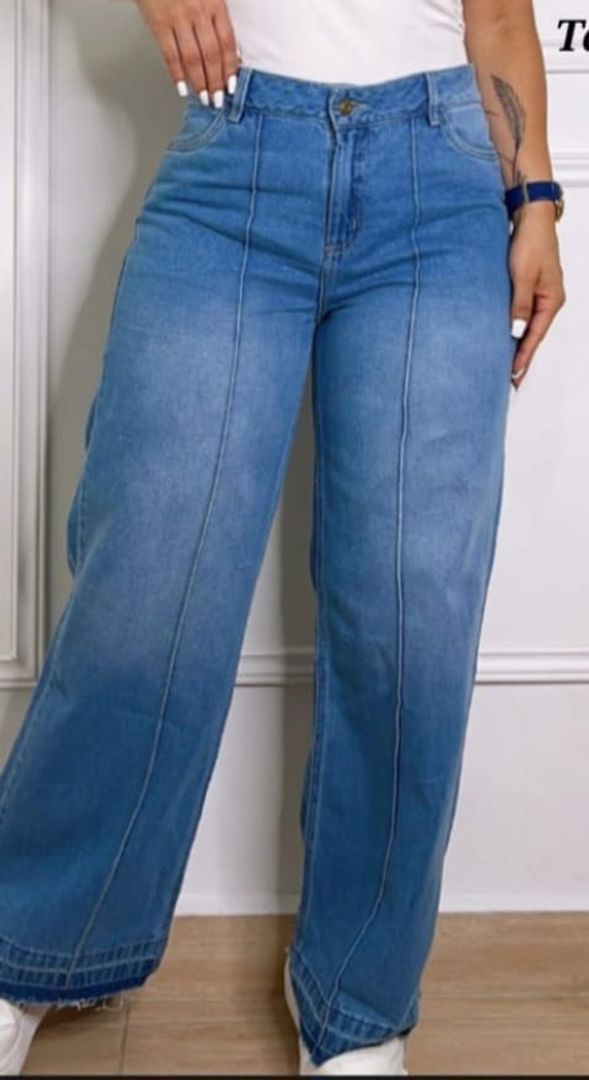 PANTALON EN CHAMBRAY