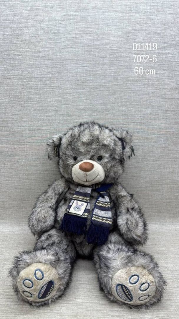 OSO PELUDITO CON BUFANDA 60 CM