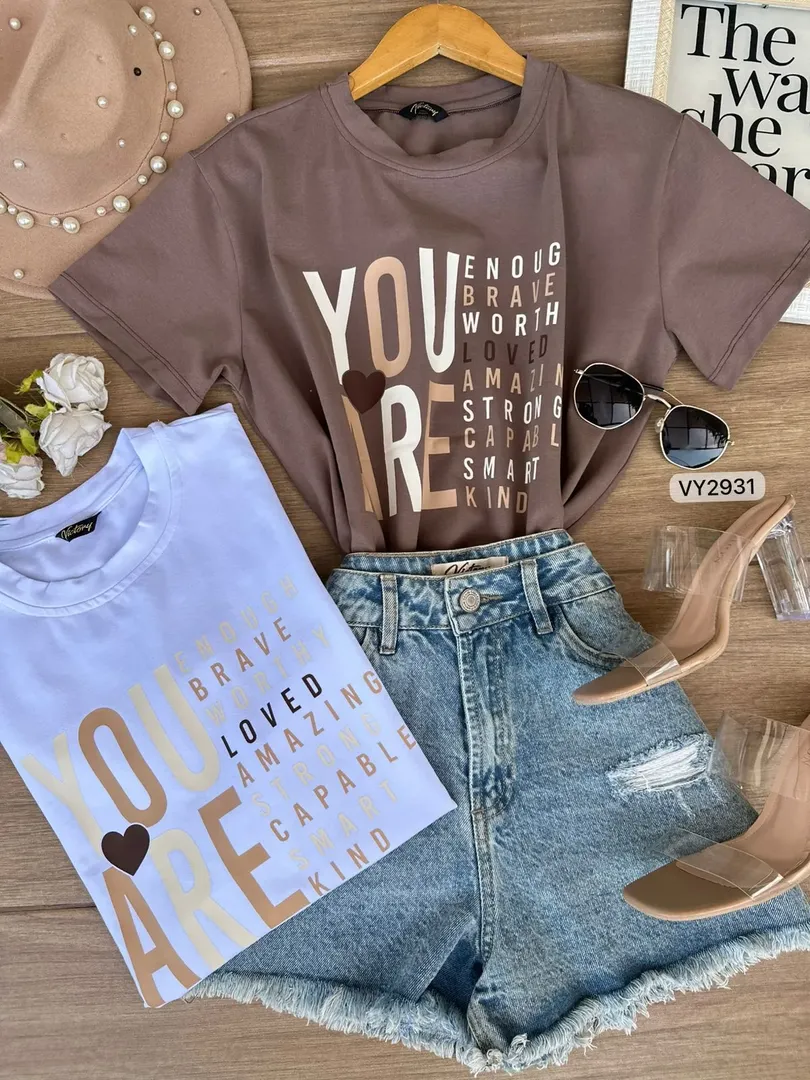 CAMISETA FRIA REGULAR YOU ARE VY2931