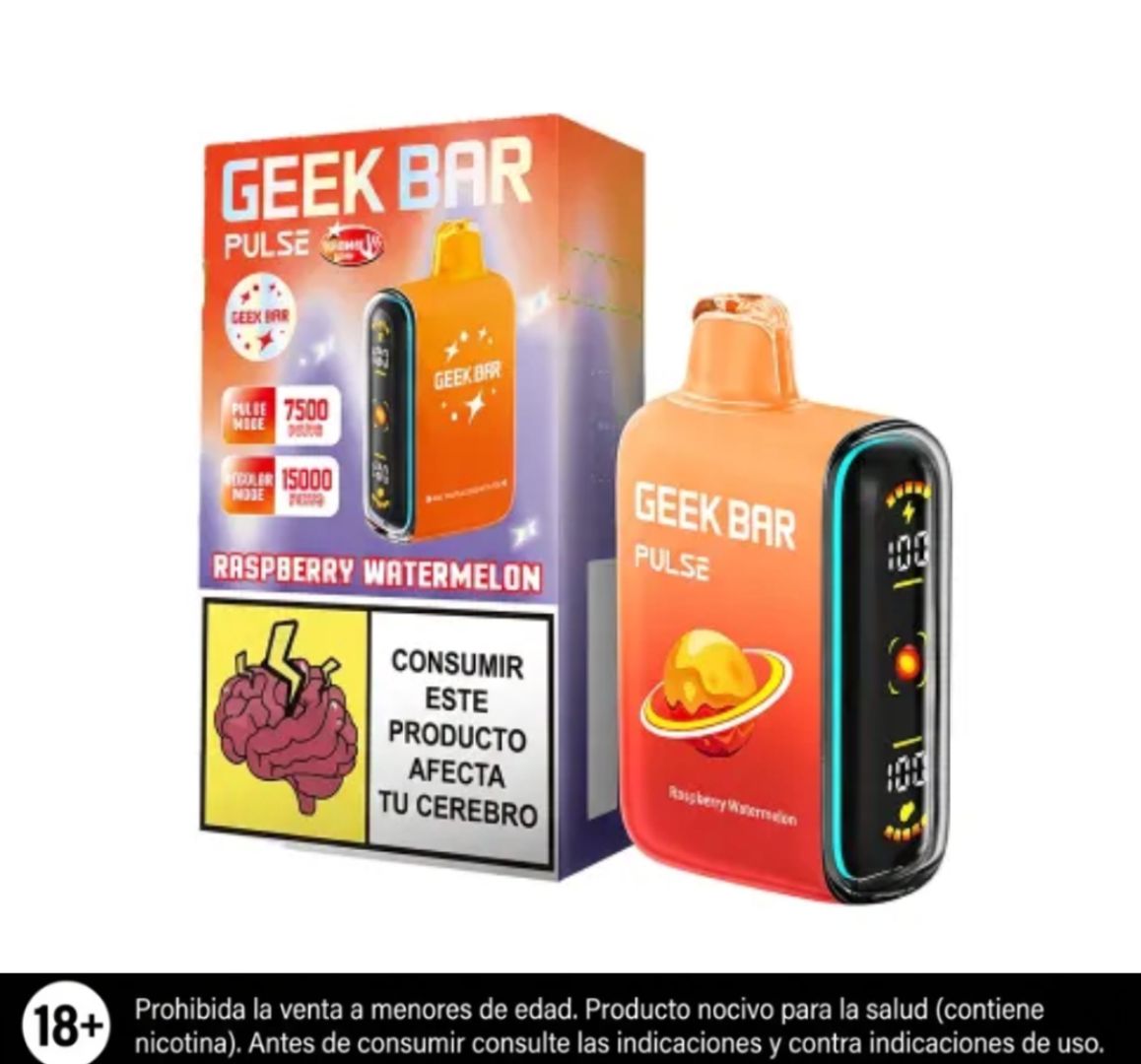 Geek Bar Pulse Raspberry Watermelon 15.000 Puffs