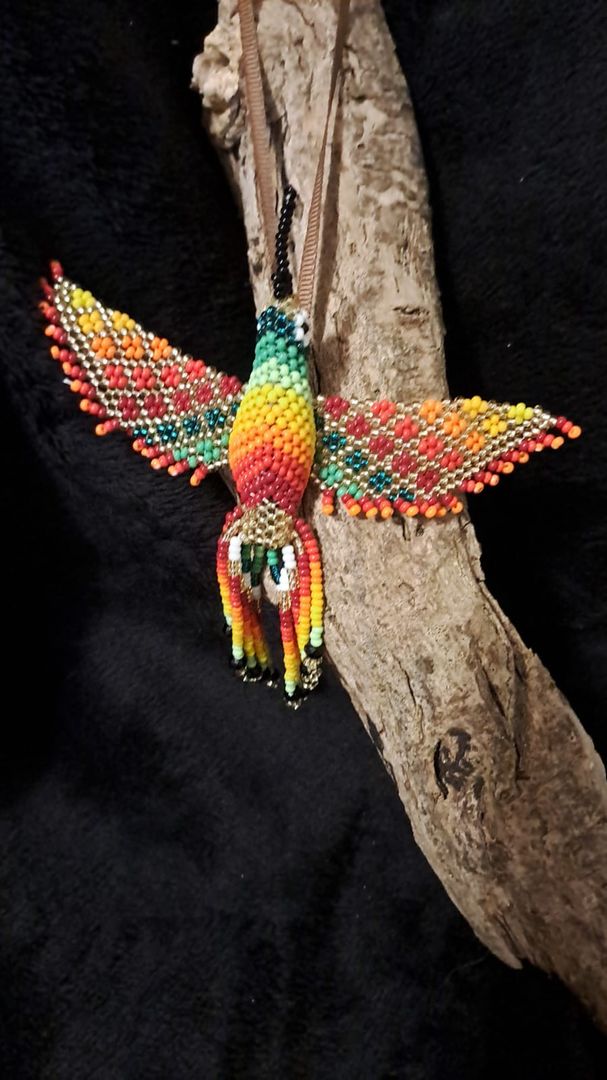 COLIBRI -Beaded Hummingbirds Hanging-