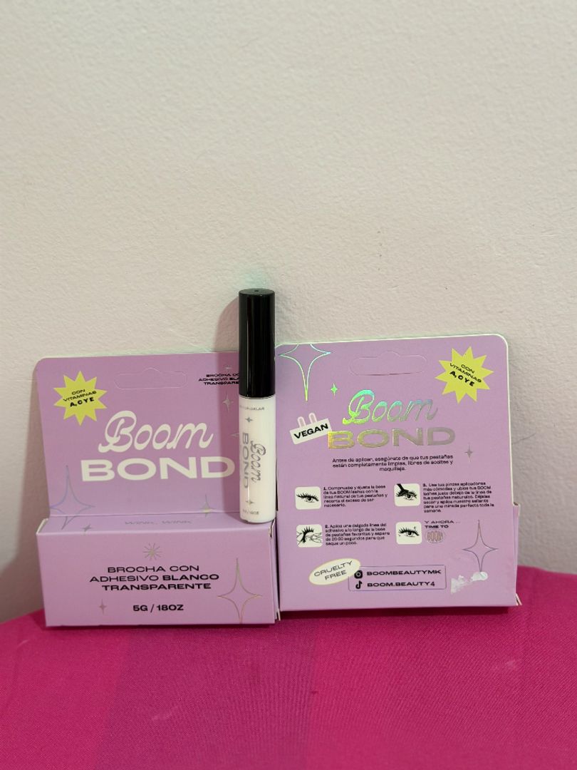 ADHESIVO TRANSPARENTE BOOM BOND