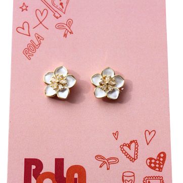 Aretes flor pequeña - imagen 1