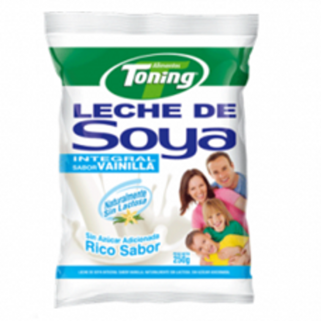 LECHE SOYA VAINILLA*250G TONING