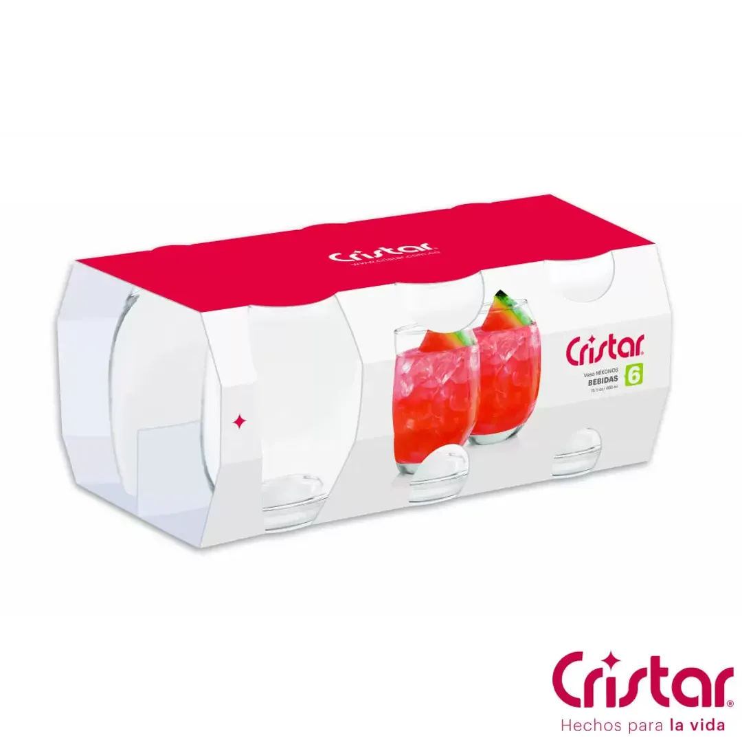 ESTUCHE DE VASO MIKONOS BEBIDAS 0454CD6 CRISTAR