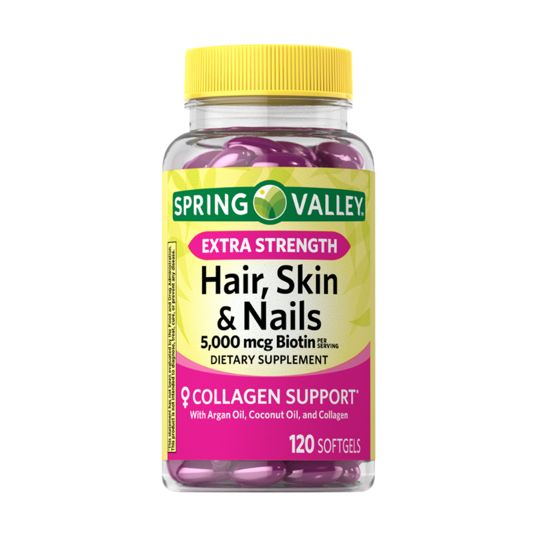 SPRING VALLEY Suplemento Cabello, Piel, Uñas x120
