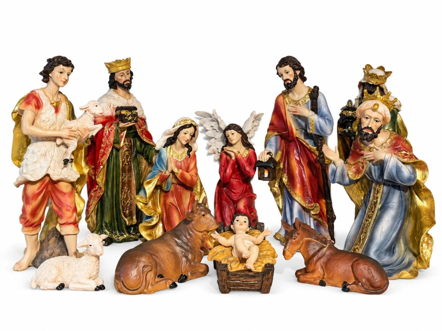 NACIMIENTO DE POLIRECINA COLORES 35 CM