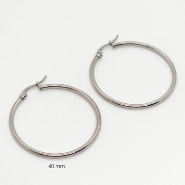 Imagen del producto CANDONGA ACERO PLATEADA 40 MM