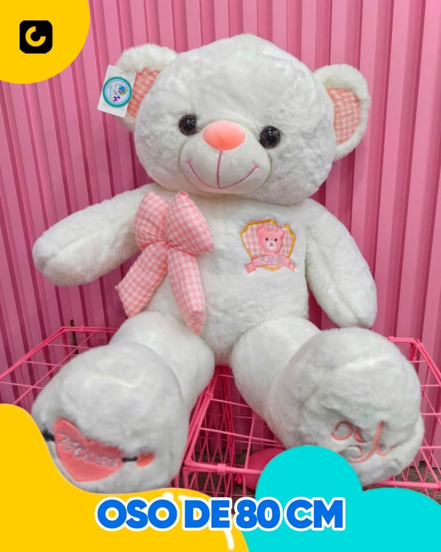 OSO BLANCO 80CM