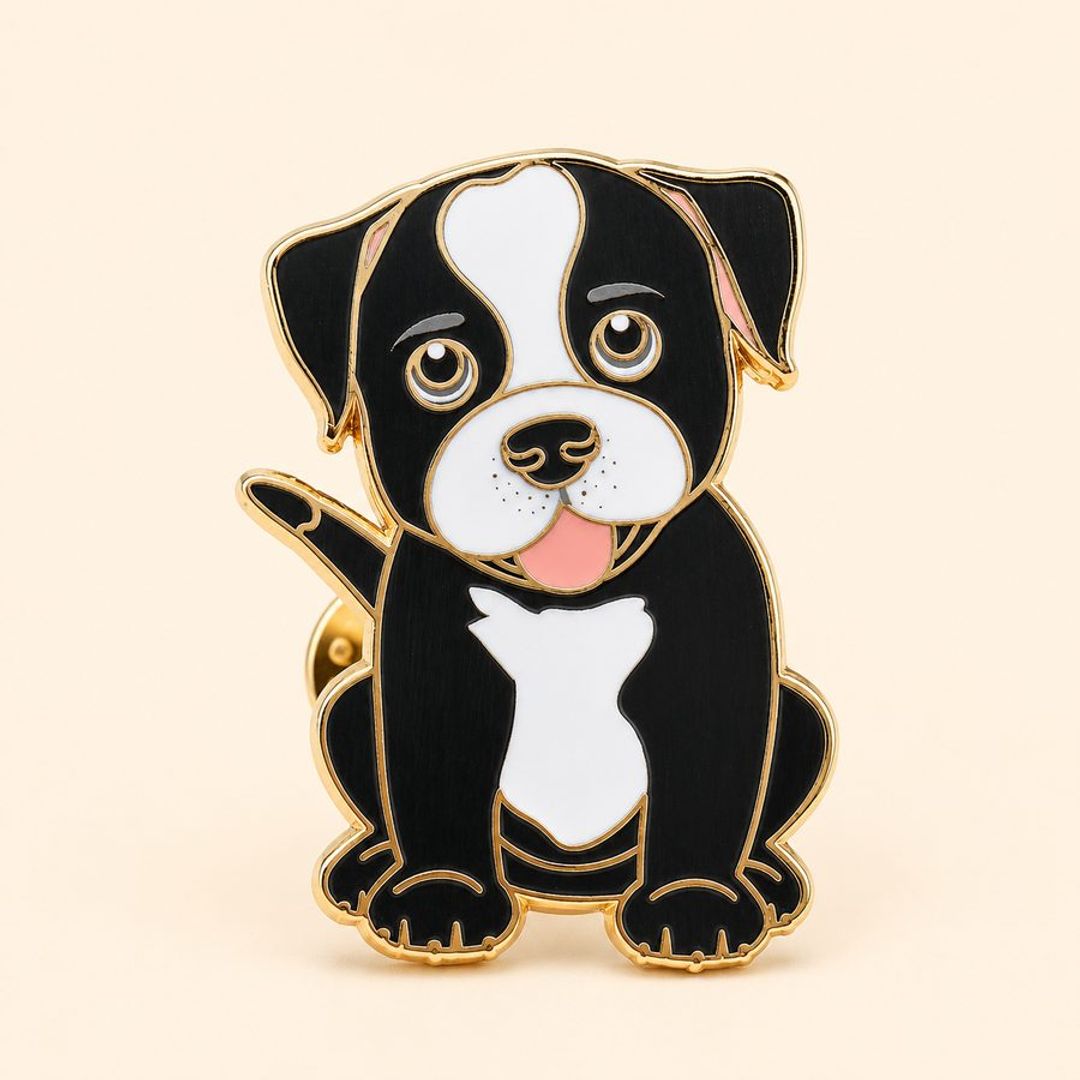 PIN PITBULL NEGRO