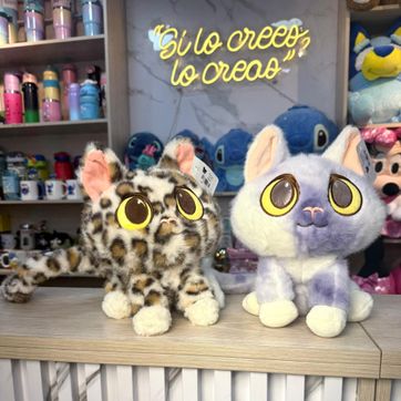  PELUCHE GATO MANCHAS 20cm - imagen 1