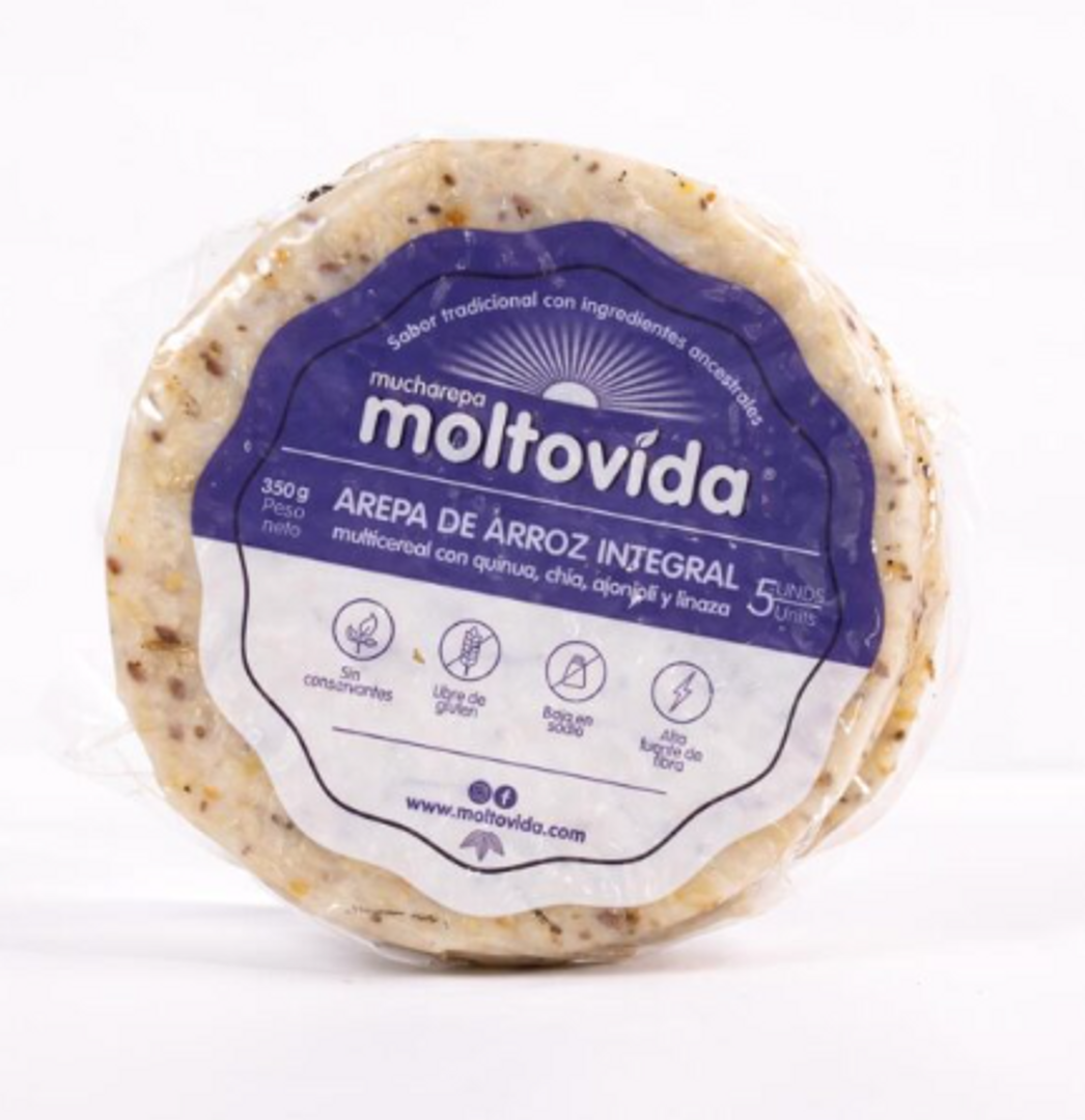 AREPA DE ARROZ INTEGRAL MOLTOVIDA