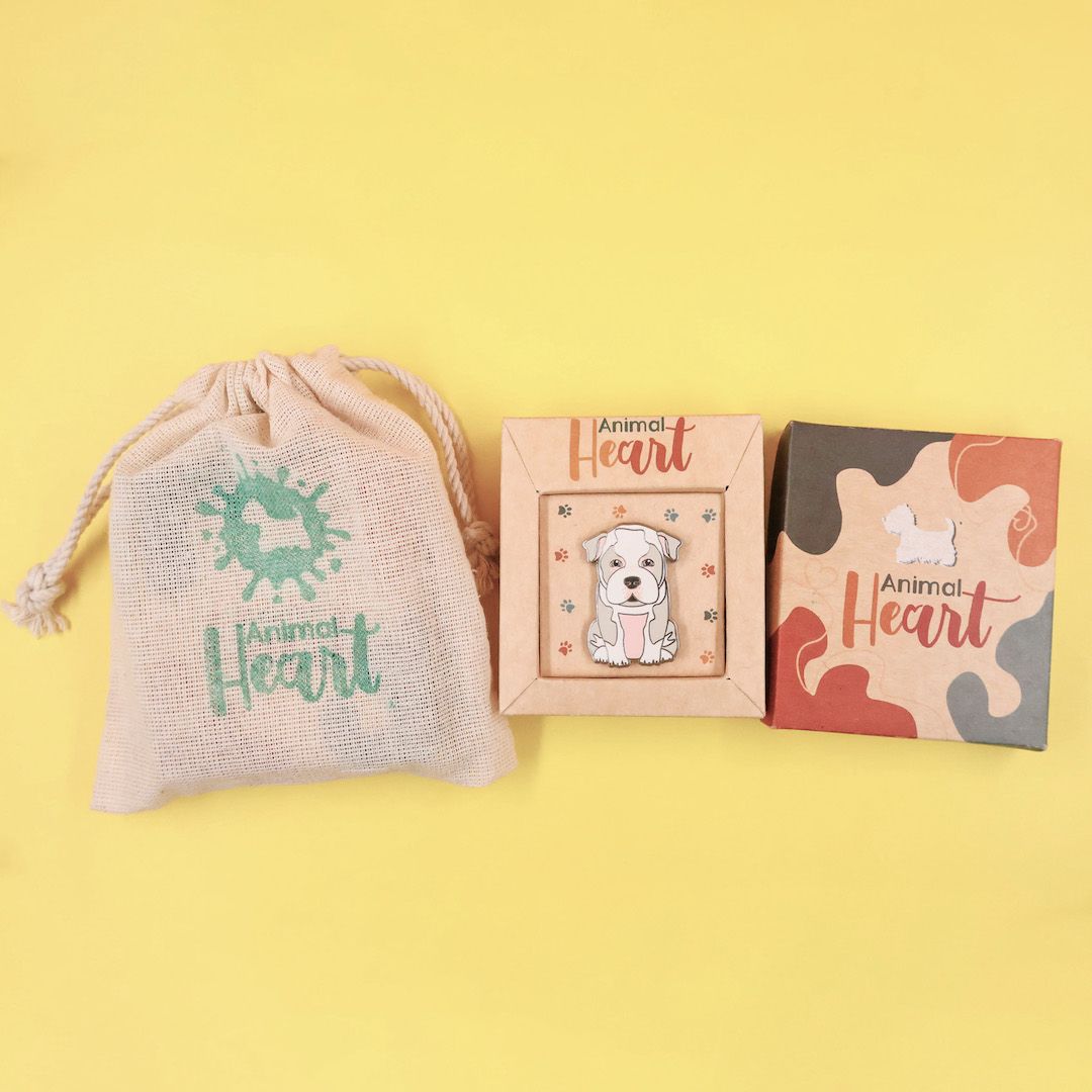 PIN BULLDOG INGLES BLANCO