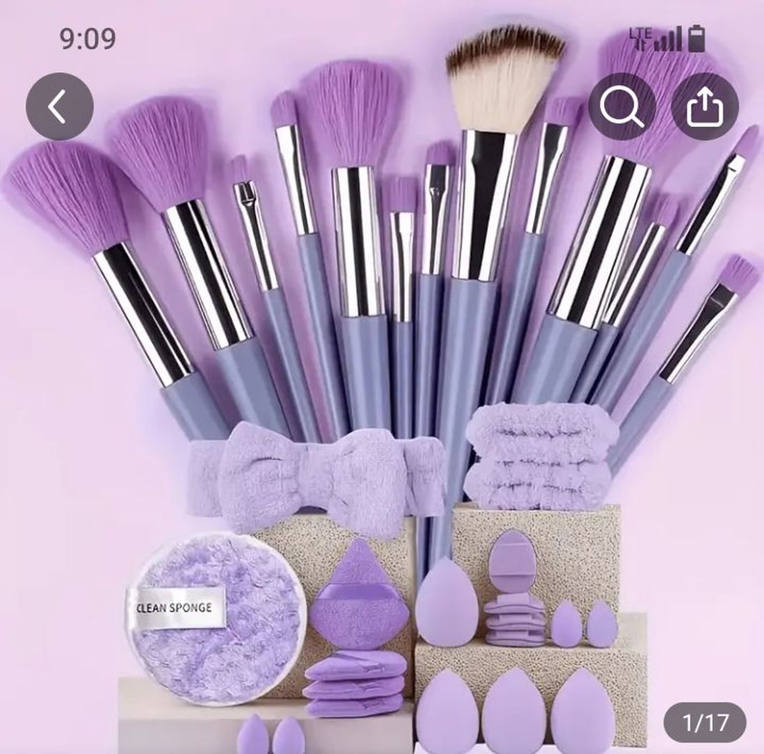 Set de brochas para maquillaje