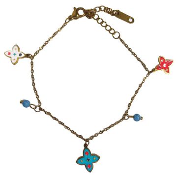 Imagen del producto Pulsera en acero Color Blossom Multi-Motif 