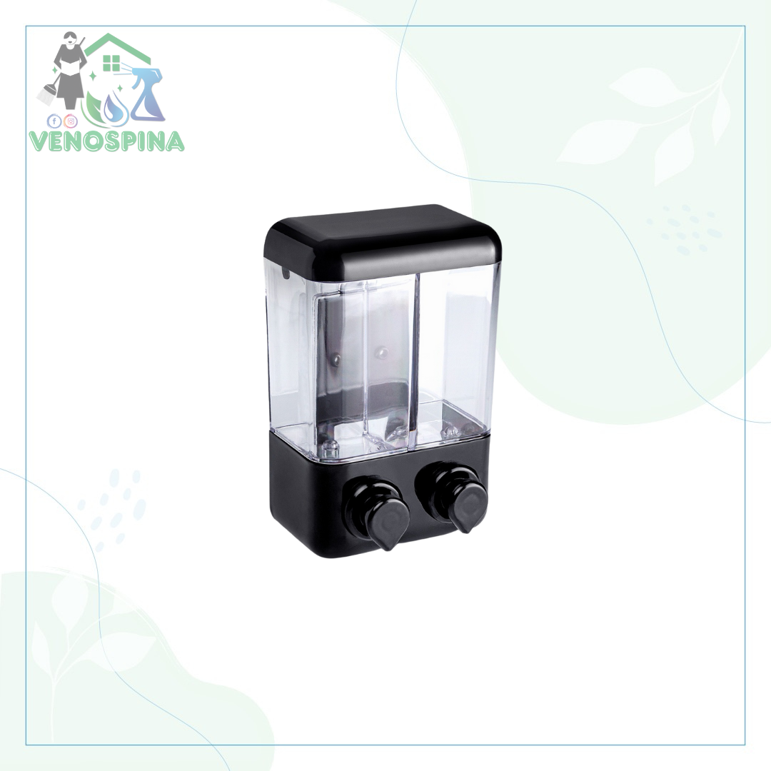 DISPENSADOR DE LIQUIDOS 2 EN 1 800 ML NEGRO