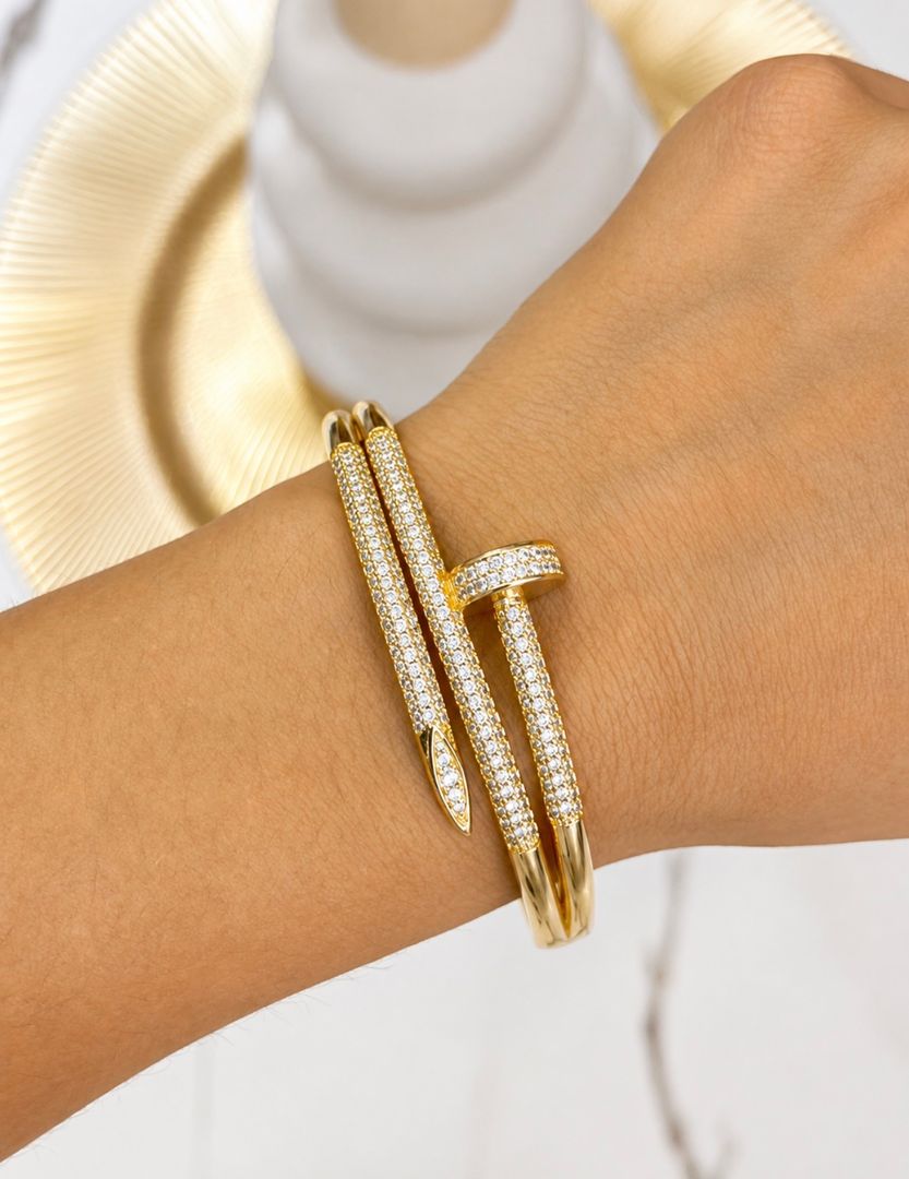 Brazalete cártier gruesa 