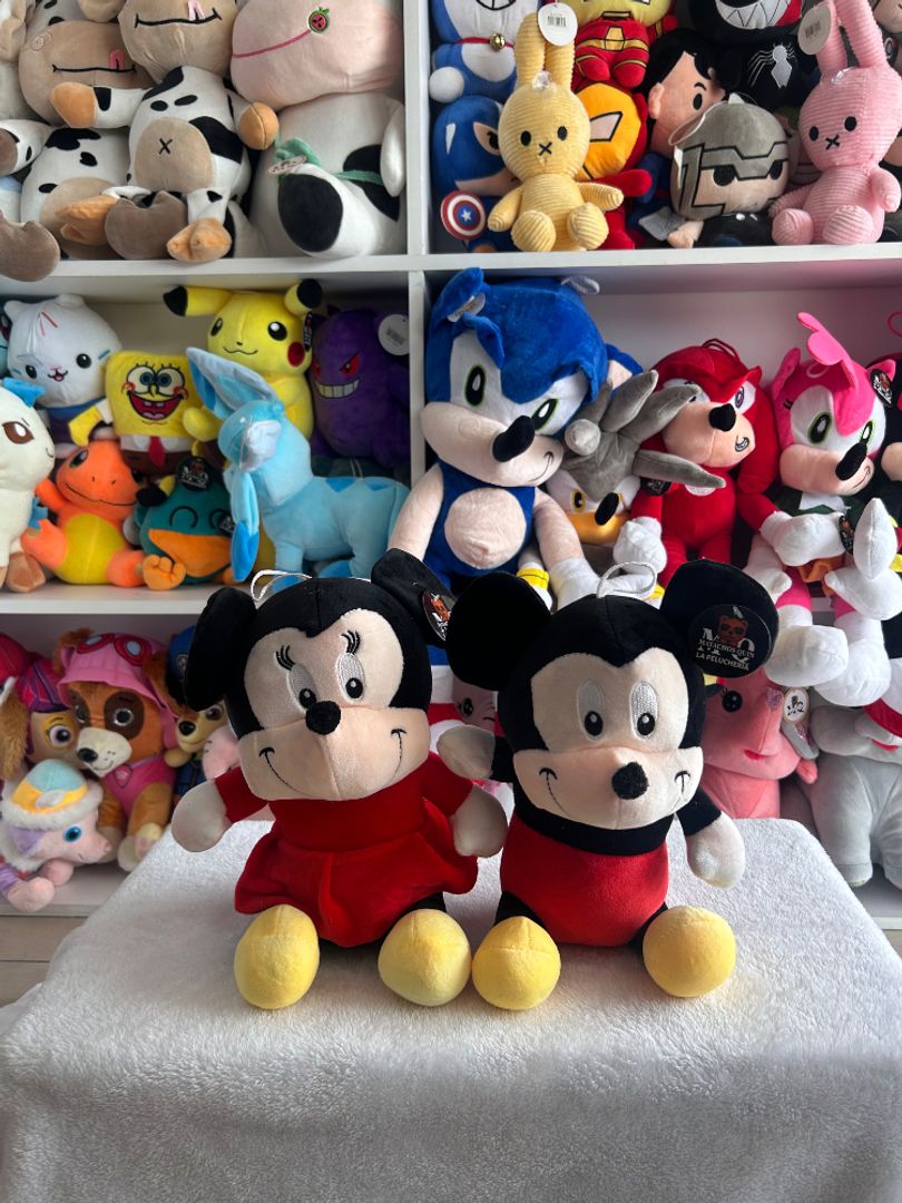 Minnie y mickey 30cm 