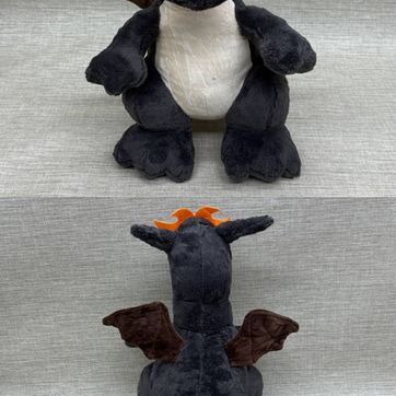 Imagen del producto DRAGON GRIS 35 CM 