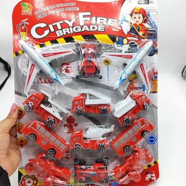 Imagen del producto Cartón carro bombero 