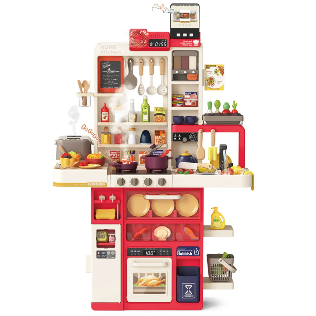 COCINA DE JUGUETE INFANTIL 121 PCS CON LUCES Y SONIDO