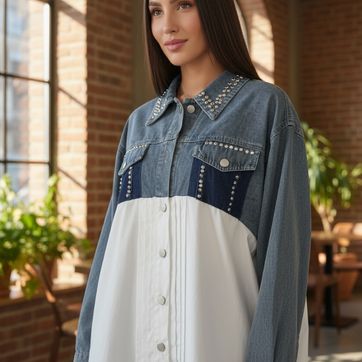 BLUSÓN DIAMANTES  - imagen 1