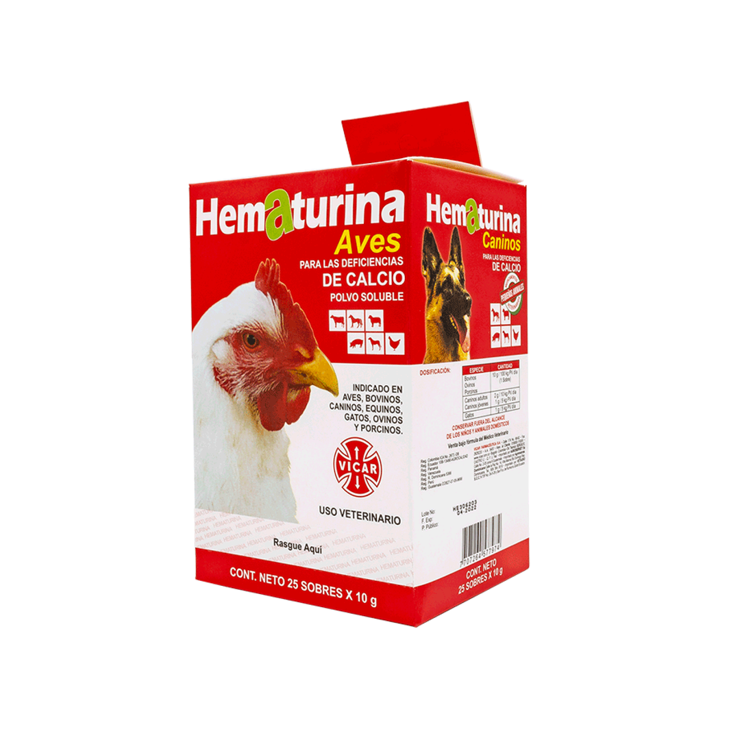 HEMATURINA SOBRE x 10 Gramos