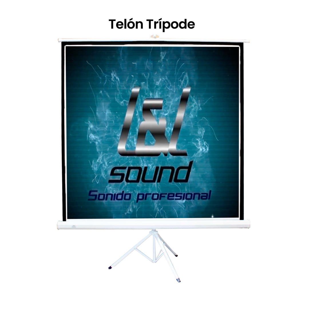 TELÓN LYL SOUND TRÍPODE