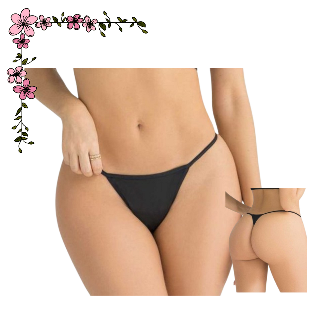 Tanga hilo triángulo trasero