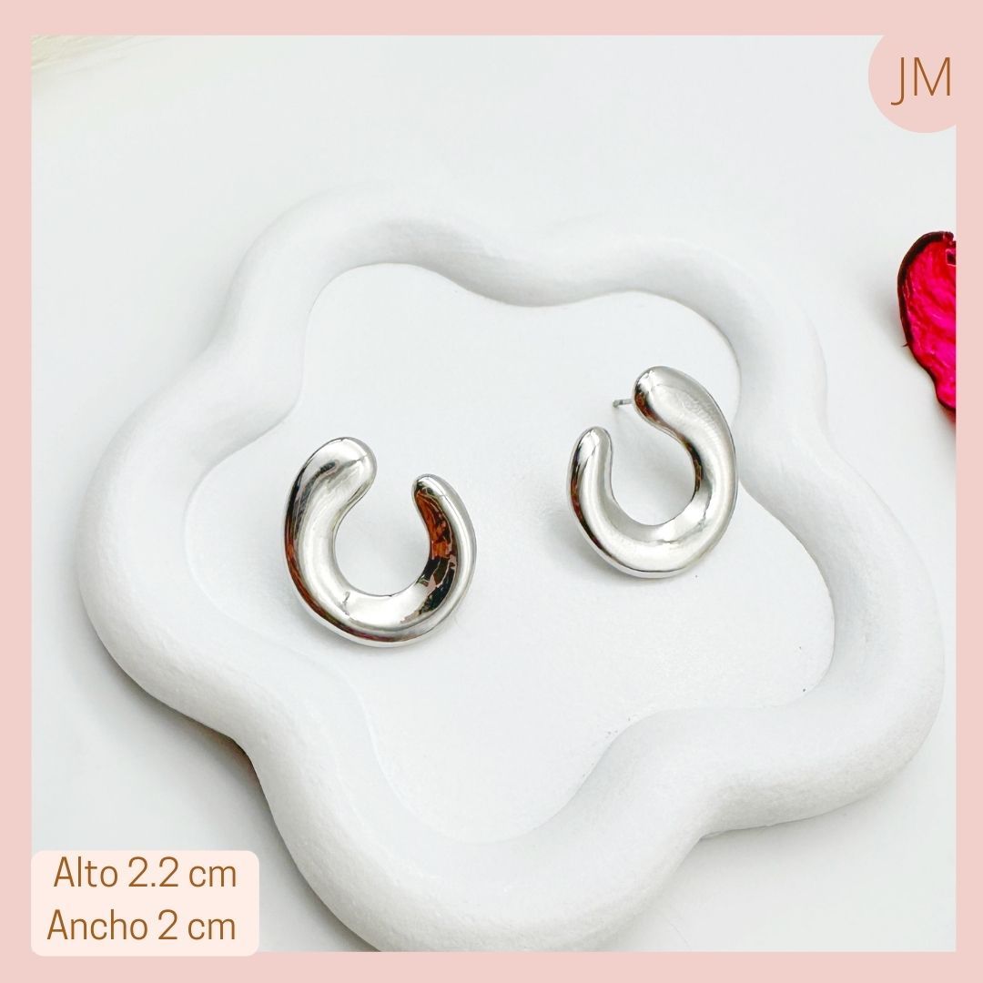 Topos Rodio Plateado 