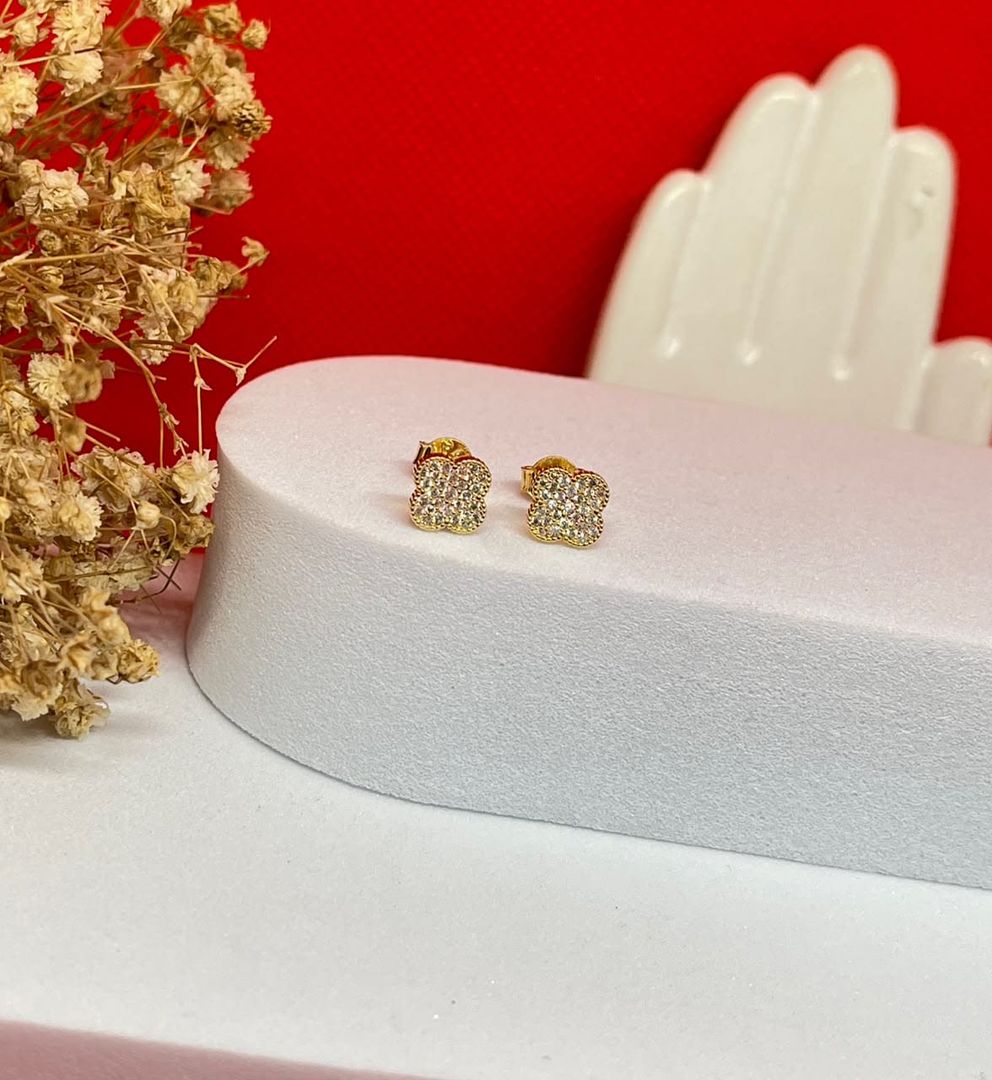 Topos van cleef 8mm cristal circonias