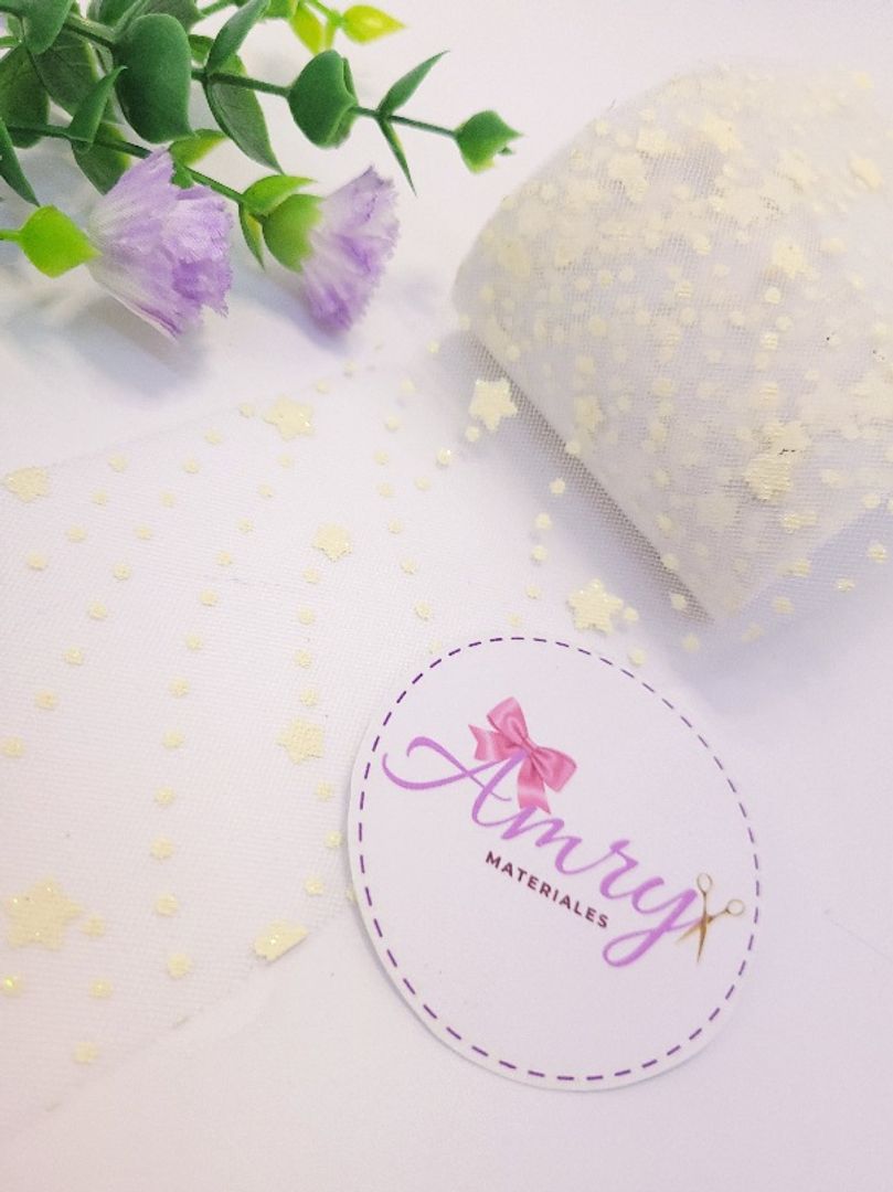 Tull 6cm Blanco Estrella Blanca