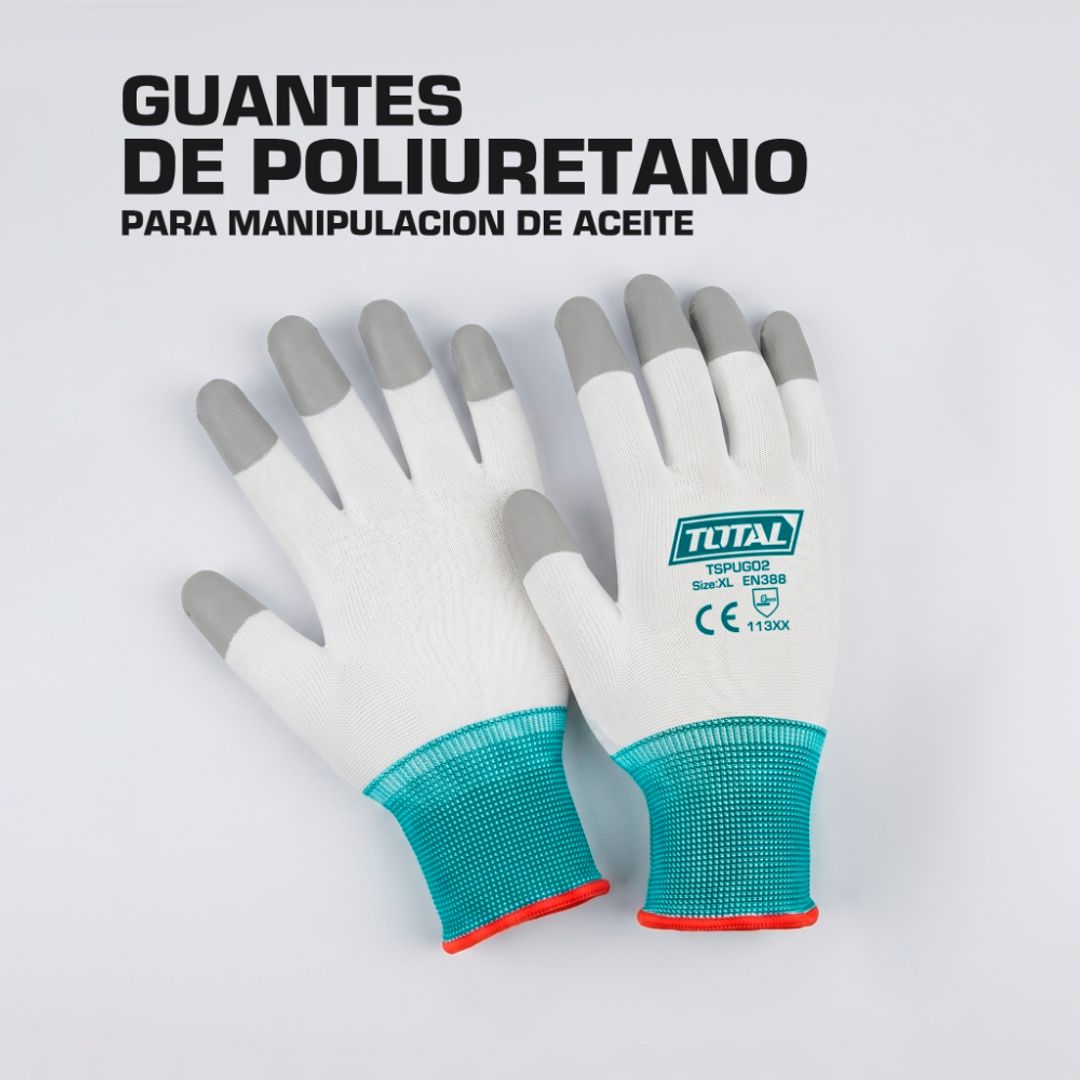 GUANTES DE POLIURETANO PARA MANIPULACION DE ACEITE