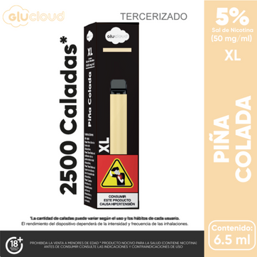 Imagen del producto Glucloud Xl Piña Colada 2500 Puffs