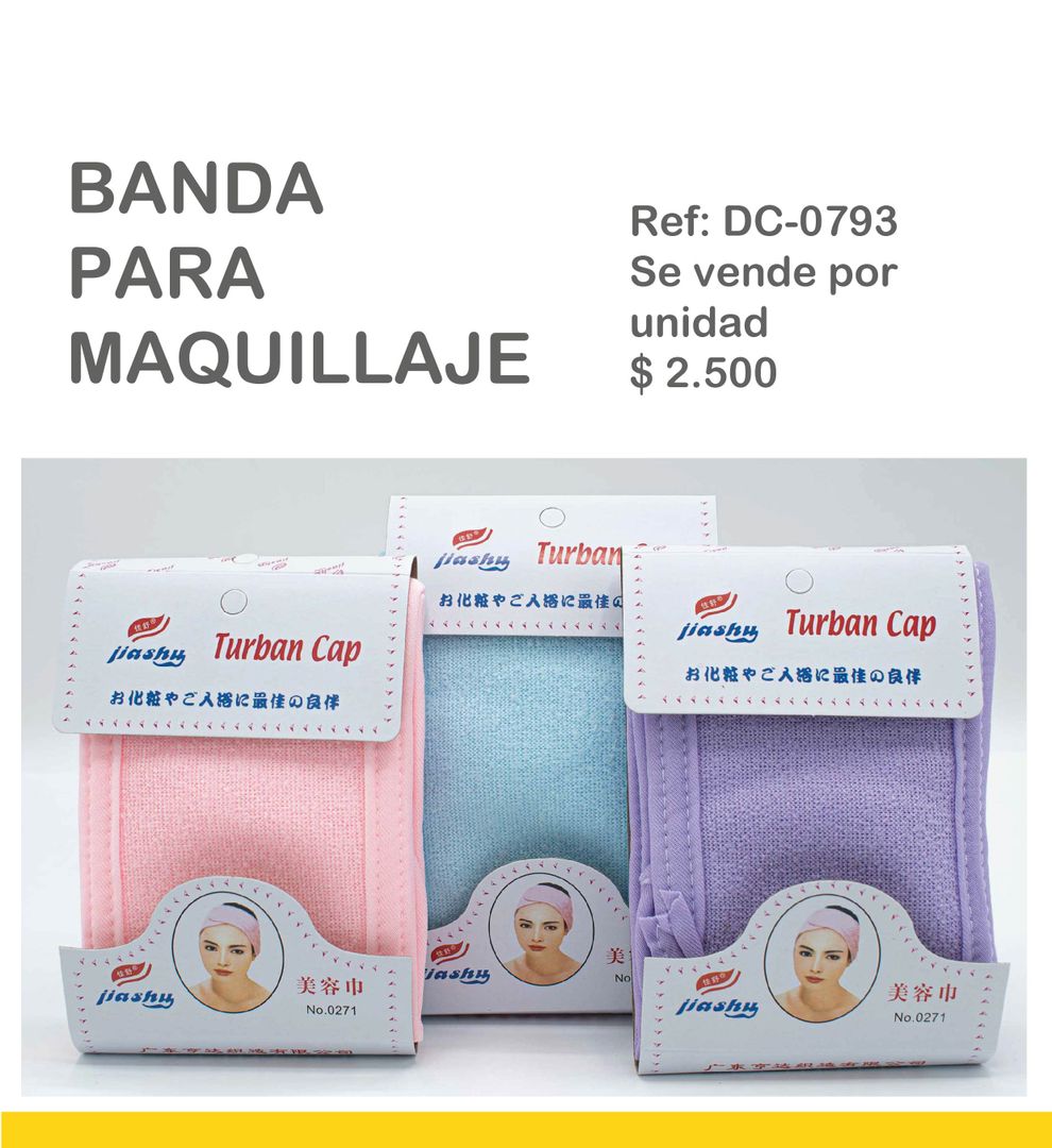 DC0793 BANDA PARA MAQUILLAJE