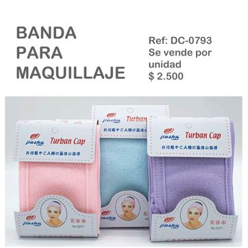 Imagen del producto DC0793 BANDA PARA MAQUILLAJE