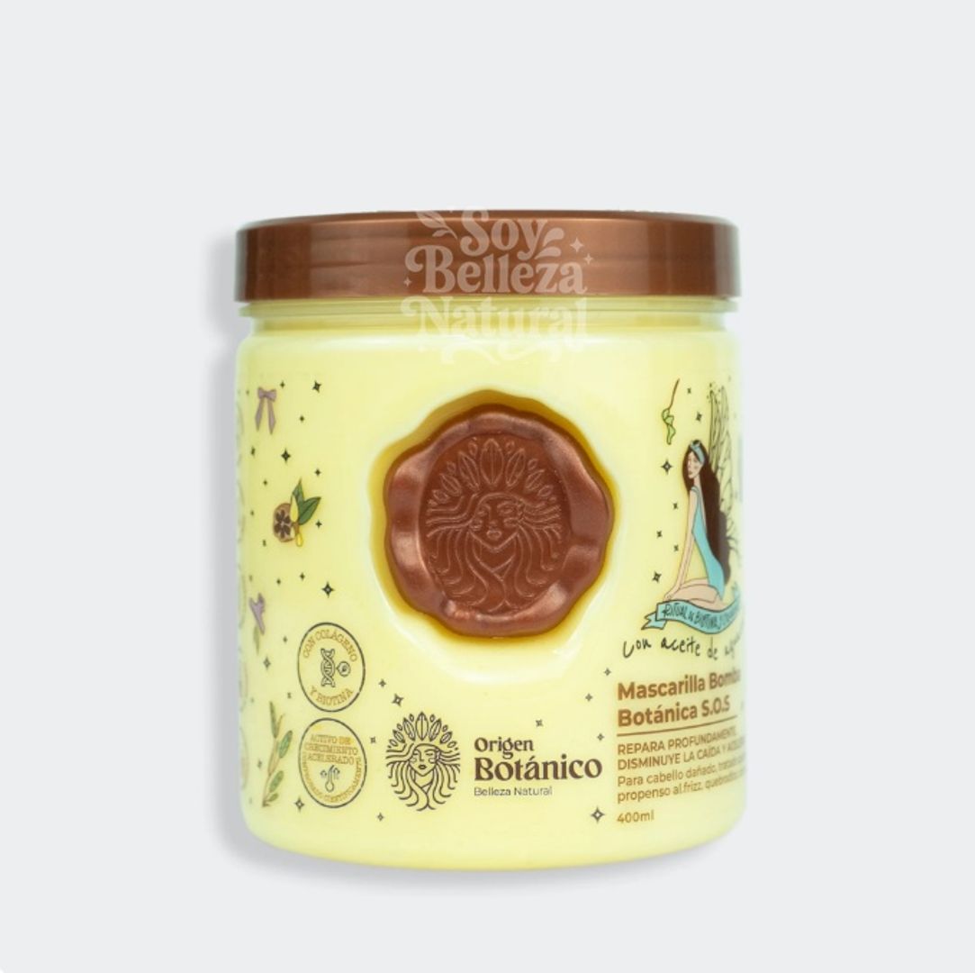 Mascarilla Bomba capilar ritual Botanico x 400mL