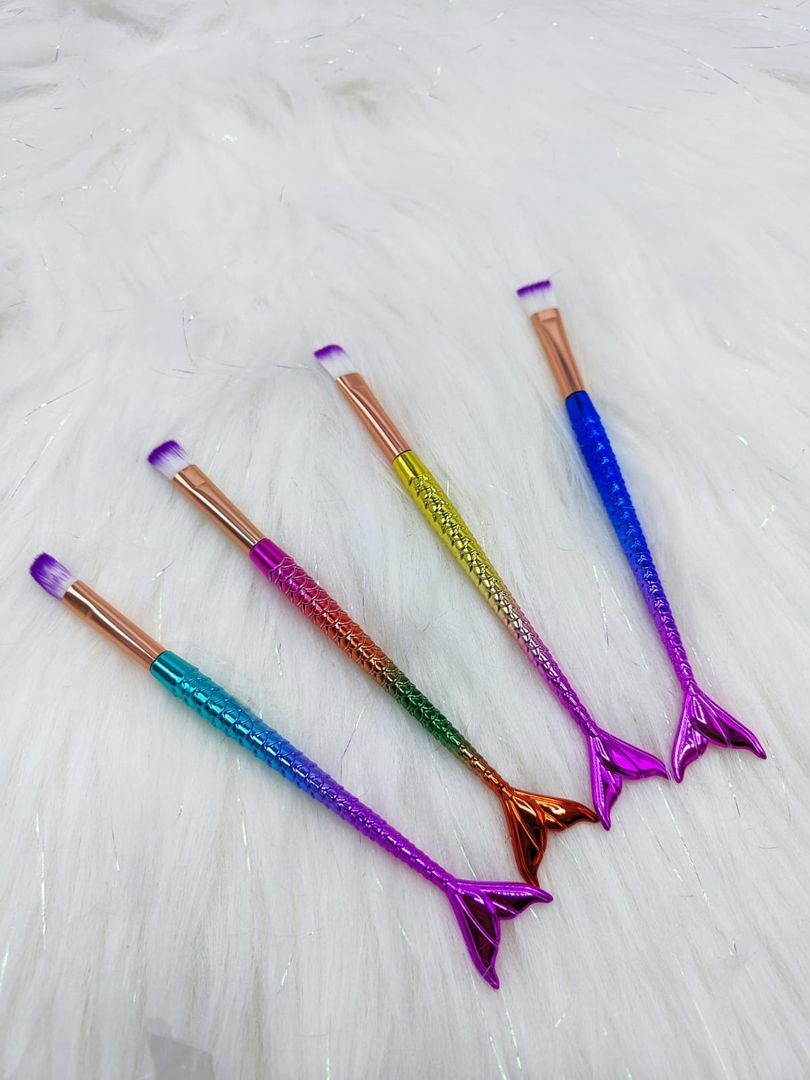 brocha plana cola de sirena 