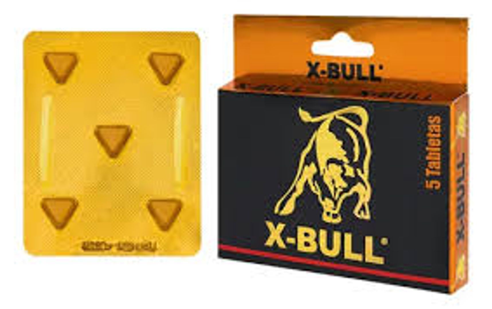 Energizante X-Bull en pastillas x 5 unds